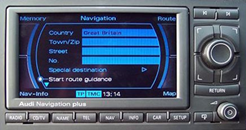 AUDI Navigation Литва та Європа для систем RNS-E (код ax2)