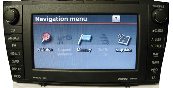 TOYOTA Navigation Литва и Европа для систем с HDD B9012 *EU для Тойота* (код t3)