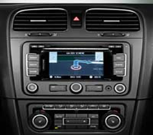 VOLKSWAGEN Navigation Lithuania and Europe RNS-310 (BlauPunkt TravelPilot FX) з картою пам'яті SD та CD (код vw2)