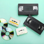 Senos VHS kasetės panaudojimas (vhs tapes)