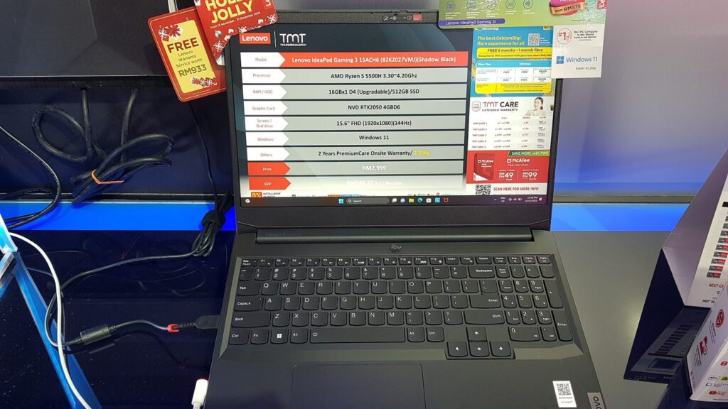 Lenovo Ideapad Gaming 3 - Įperkamas žaidimų kompiuteris